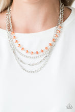 Load image into Gallery viewer, . Extravagant Elegance - Orange Necklace
