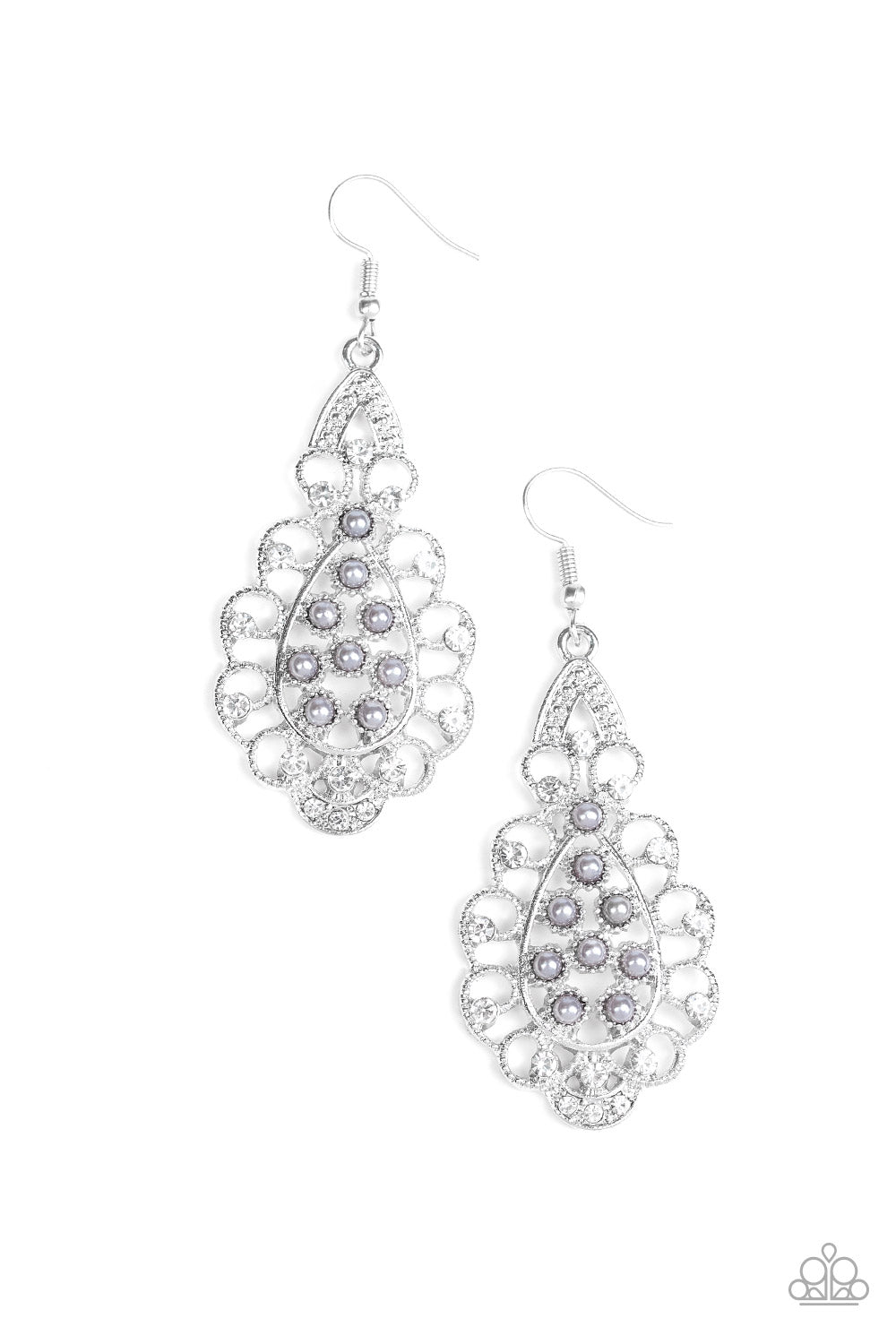 . Sprinkle On The Sparkle - Silver Earrings