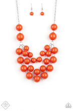 Load image into Gallery viewer, . Miss Pop-YOU-larity - Orange Necklace

