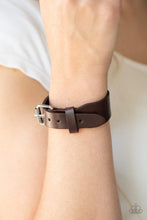 Load image into Gallery viewer, . Tougher Than Leather - Brown Urban Bracelet (snap)
