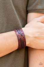 Load image into Gallery viewer, . Cowboy Boot Camp - Brown Urban Bracelet (snap)
