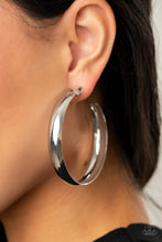 Load image into Gallery viewer, . Kick &#39;Em To The CURVE - Silver Earrings
