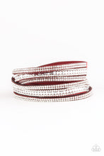 Load image into Gallery viewer, . Rock Star Attitude - Red Urban Bracelet (wrap)
