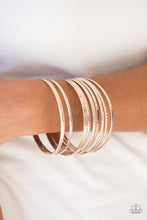 Load image into Gallery viewer, . Am I Bright - Gold Bracelet (9-bangle)
