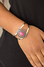 Load image into Gallery viewer, . Deep in the Tumbleweeds - Pink Bracelet (cuff)
