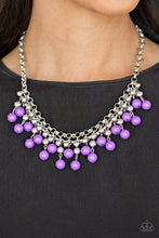 Load image into Gallery viewer, . Friday Night Fringe - Purple Necklace
