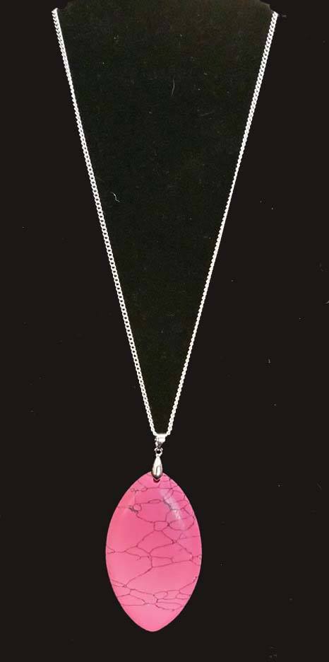 . Santa Fe Simplicity - Pink Necklace