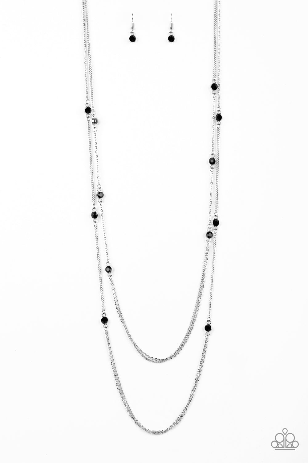 . Sparkle Of The Day - Black Necklace