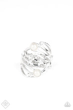 Load image into Gallery viewer, . Dancing Diamonds - White Ring
