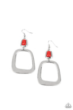 Load image into Gallery viewer, . Material Girl Mod - Red Earrings
