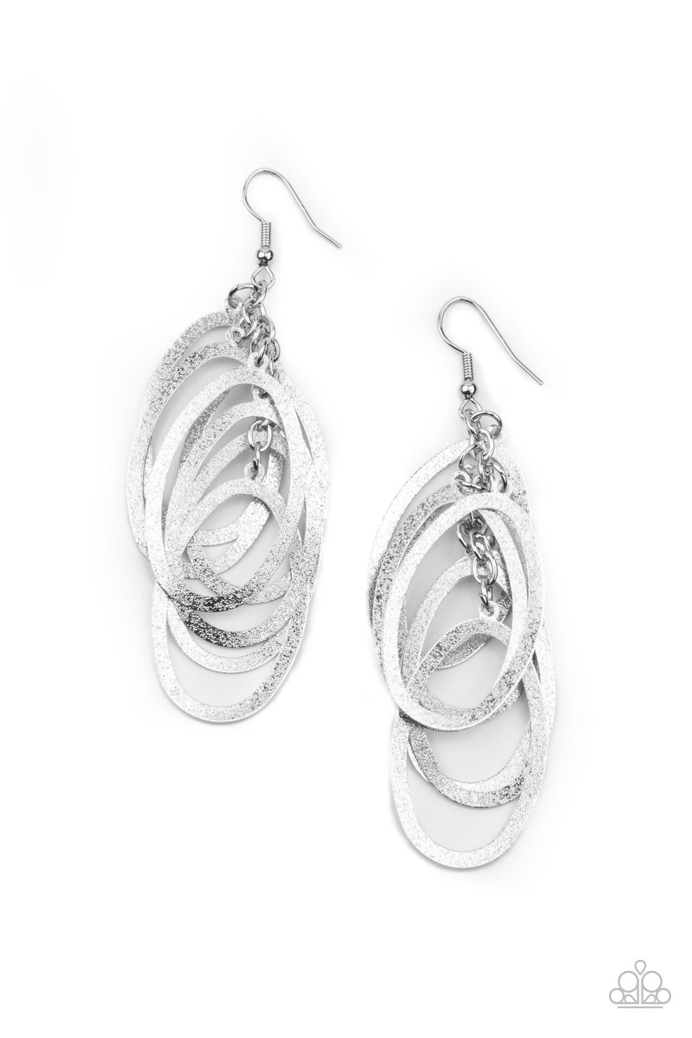 . Mind OVAL Matter - Silver Earrings