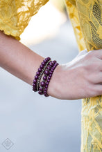 Load image into Gallery viewer, . Rockin&#39; Rococo - Purple Bracelet (stretchy)
