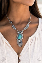 Load image into Gallery viewer, . Ruler of The Roost - Blue Necklace
