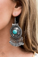 Load image into Gallery viewer, . Rural Rhythm - Blue Turquoise Earrings
