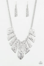 Load image into Gallery viewer, . Texture Tigress - Silver Necklace
