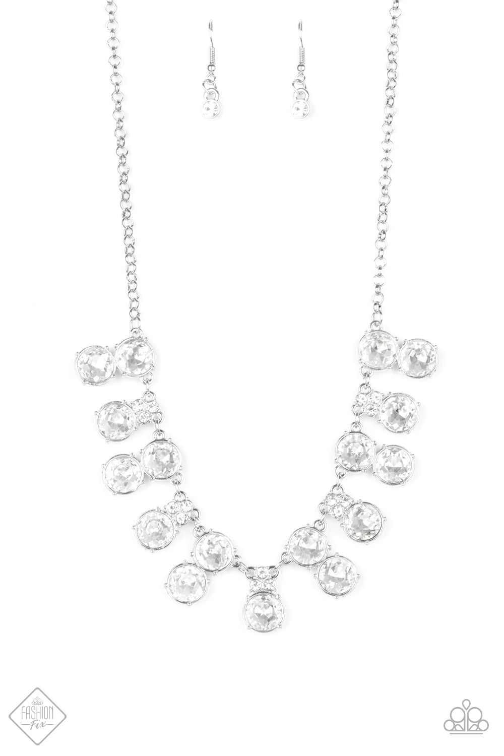 . Top Dollar Twinkle - White Necklace